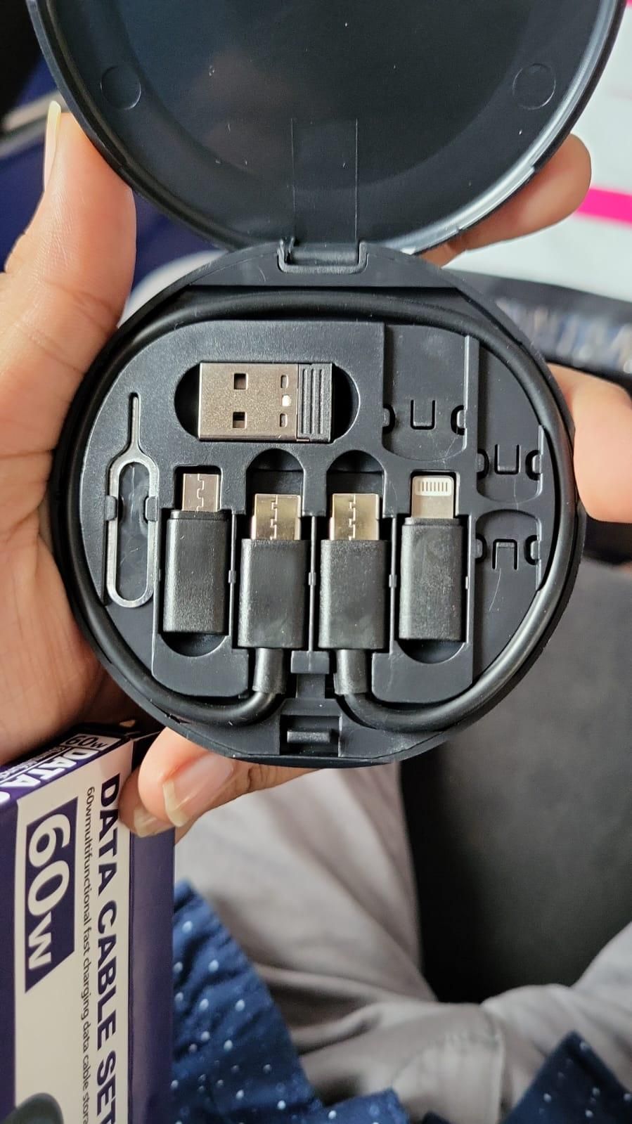 Fast Charging Travel Cable Set